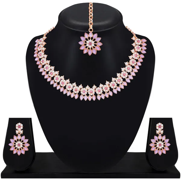 Silver_Plated_Crystal_Necklace_Jewellery_Set_with_Earrings_for_Women_Ideal_for_Party,_Wedding,_Festivals