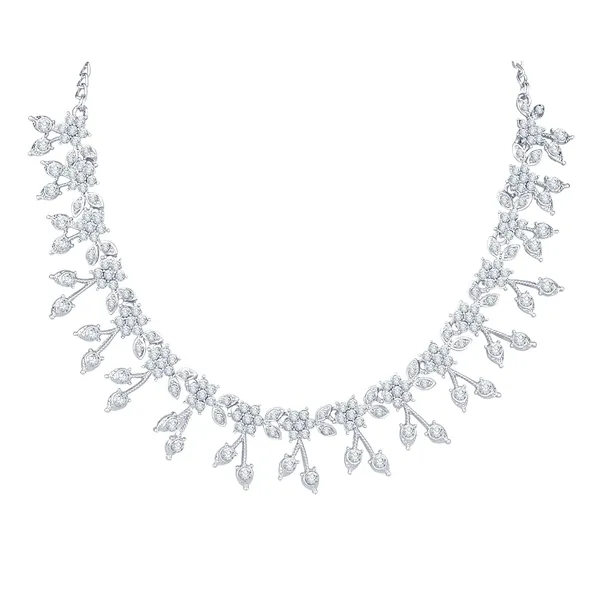 Diamond/White_Stones_Necklace_Jewellery_Set_-_Designer_Collection_for_Weddings,_Parties,_and_Festivals