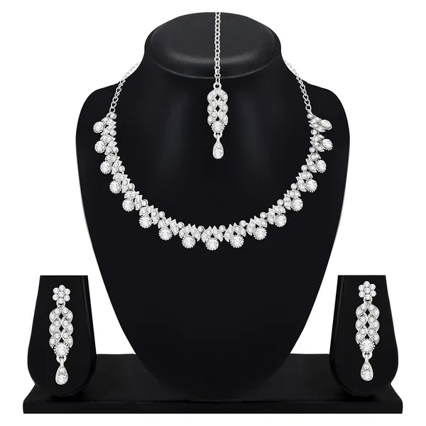 Silver_Plated_AD_Crystal_Austrian_Diamond_Necklace_Jewellery_Set_with_Earrings_&_Maang_Tikka