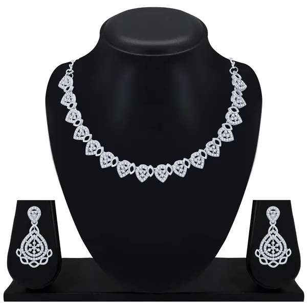 Stylish_Design_American_Diamond_AD_Necklace_Jewellery_Set_with_Earrings_for_Women_Suited_for_Wedding,_Party,_Engagement