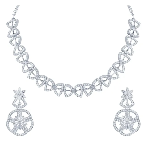 Designer_American_Diamond_AD_Necklace_Jewellery_Set_with_Earrings_for_Women_Suited_for_Wedding,_Party,_Engagement