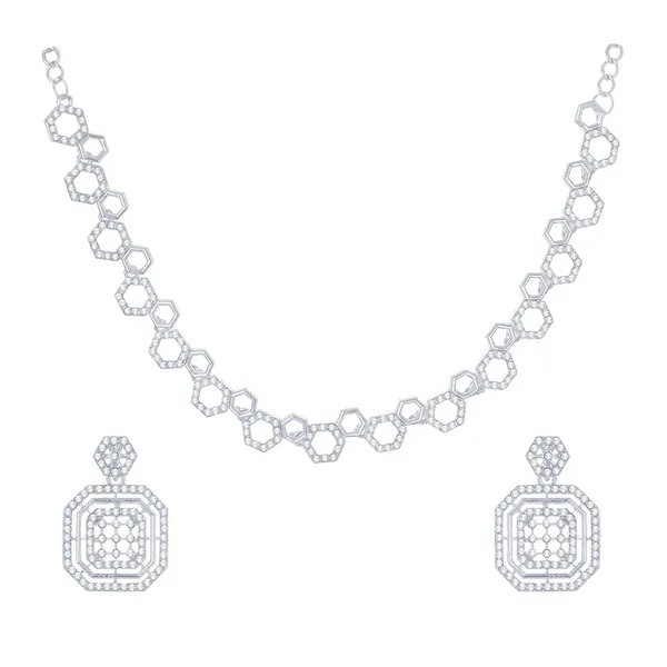 Elegant_Design_American_Diamond_AD_Necklace_Jewellery_Set_with_Earrings_for_Women_Suited_for_Wedding,_Party,_Engagement