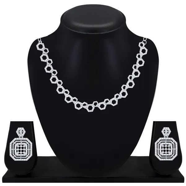 Elegant_Design_American_Diamond_AD_Necklace_Jewellery_Set_with_Earrings_for_Women_Suited_for_Wedding,_Party,_Engagement