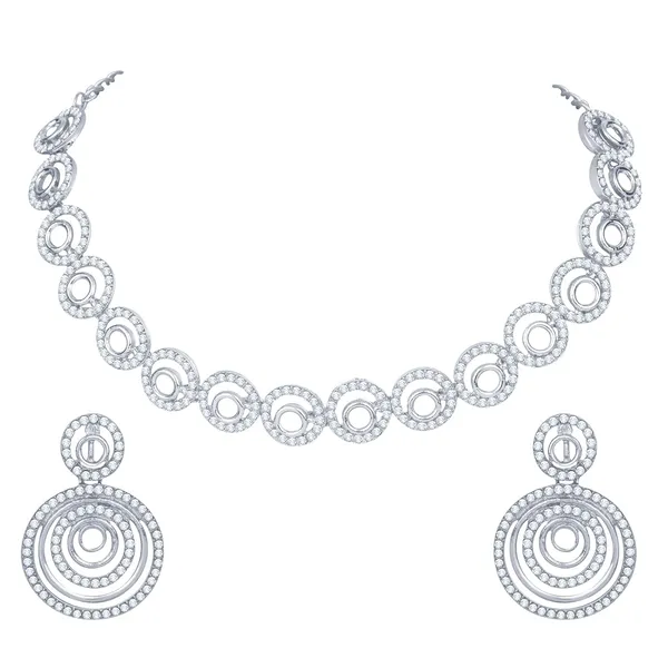 Latest_Design_American_Diamond_AD_Necklace_with_Earrings_-_Jewellery_Set_for_Women_Suited_for_Wedding,_Party,_Engagement