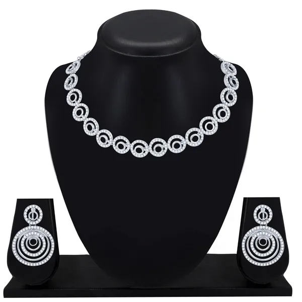 Latest_Design_American_Diamond_AD_Necklace_with_Earrings_-_Jewellery_Set_for_Women_Suited_for_Wedding,_Party,_Engagement