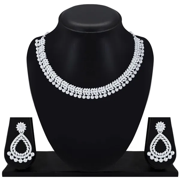 Designer_American_Diamond_AD_Necklace_with_Earrings_-_Jewellery_Set_for_Women_Suited_for_Wedding,_Party,_Engagement