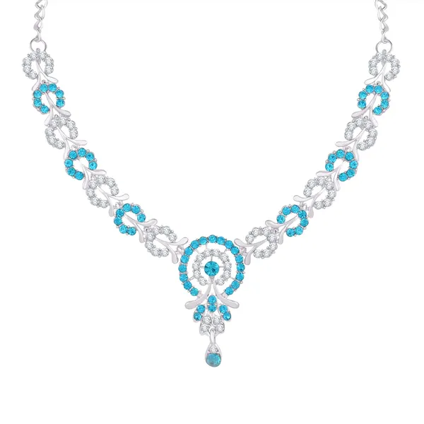 Admirable_Silver_Plated_Alloy_Necklace_Set_with_Earrings_for_Women/Girls_Ideal_for_Party,_Wedding,_Festive