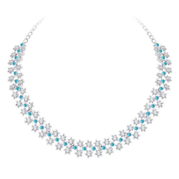 Rose_Gold_Crystal_AD_Diamond_Necklace_Jewellery_Set_with_Earrings_for_Women_and_Girls_Suits_Best_Party,_Wedding_and_Occasional_Wear