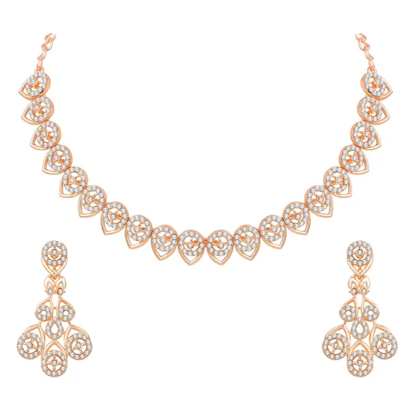 American_Diamond_AD_Necklace_with_Earrings-_Jewellery_Set_for_Women_Suited_for_Wedding,_Party,_Engagement