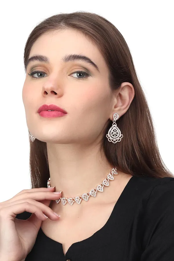 Stylish_Design_American_Diamond_AD_Necklace_Jewellery_Set_with_Earrings_for_Women_Suited_for_Wedding,_Party,_Engagement