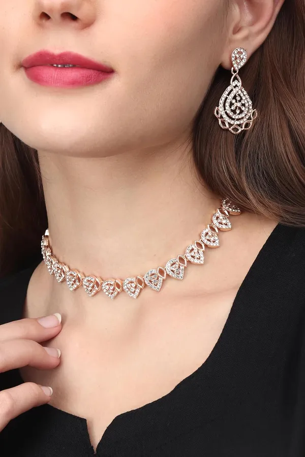 Stylish_Design_American_Diamond_AD_Necklace_Jewellery_Set_with_Earrings_for_Women_Suited_for_Wedding,_Party,_Engagement