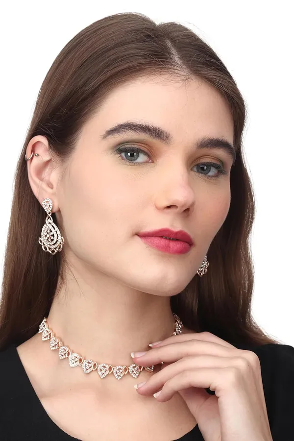 Stylish_Design_American_Diamond_AD_Necklace_Jewellery_Set_with_Earrings_for_Women_Suited_for_Wedding,_Party,_Engagement