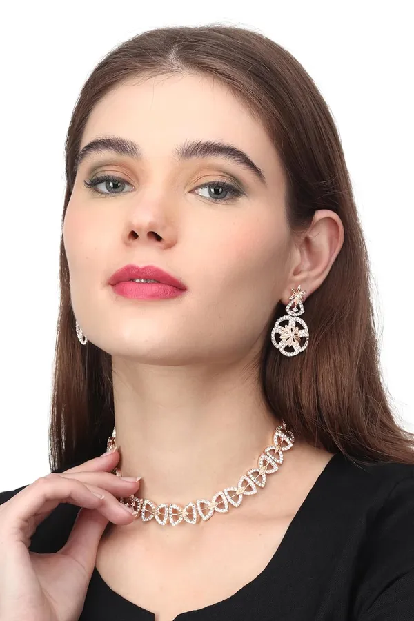 Designer_American_Diamond_AD_Necklace_Jewellery_Set_with_Earrings_for_Women_Suited_for_Wedding,_Party,_Engagement