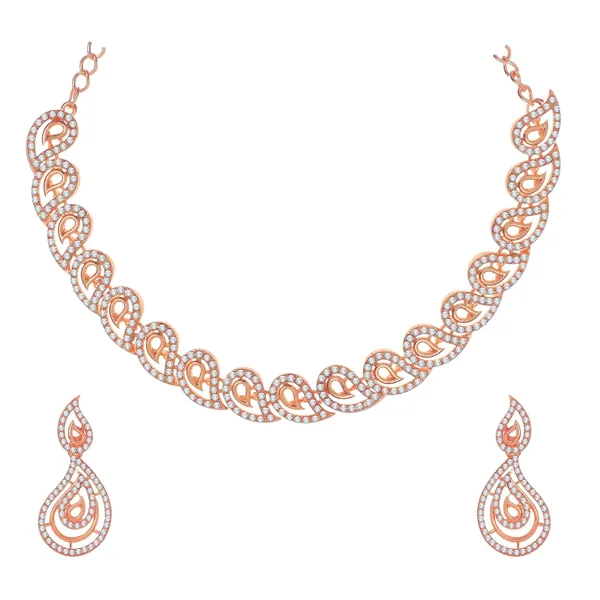 Latest_Design_American_Diamond_AD_Necklace_Jewellery_Set_with_Earrings_for_Women_Suited_for_Wedding,_Party,_Engagement