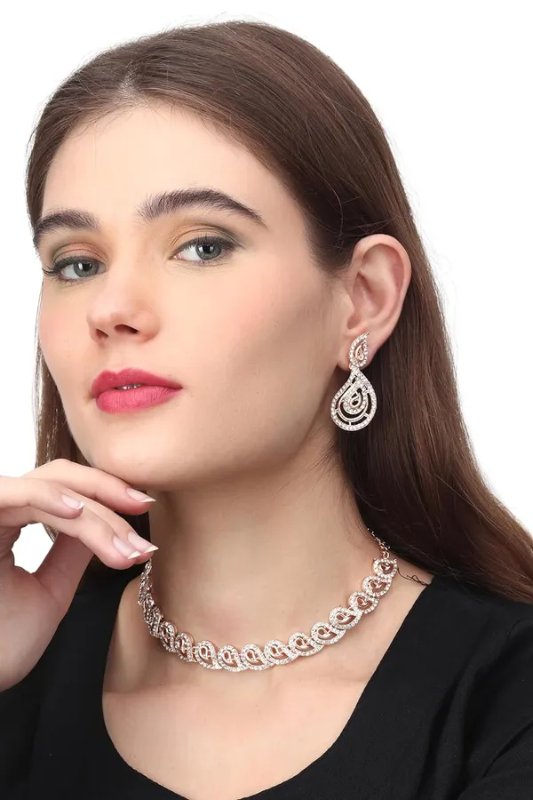 Latest_Design_American_Diamond_AD_Necklace_Jewellery_Set_with_Earrings_for_Women_Suited_for_Wedding,_Party,_Engagement