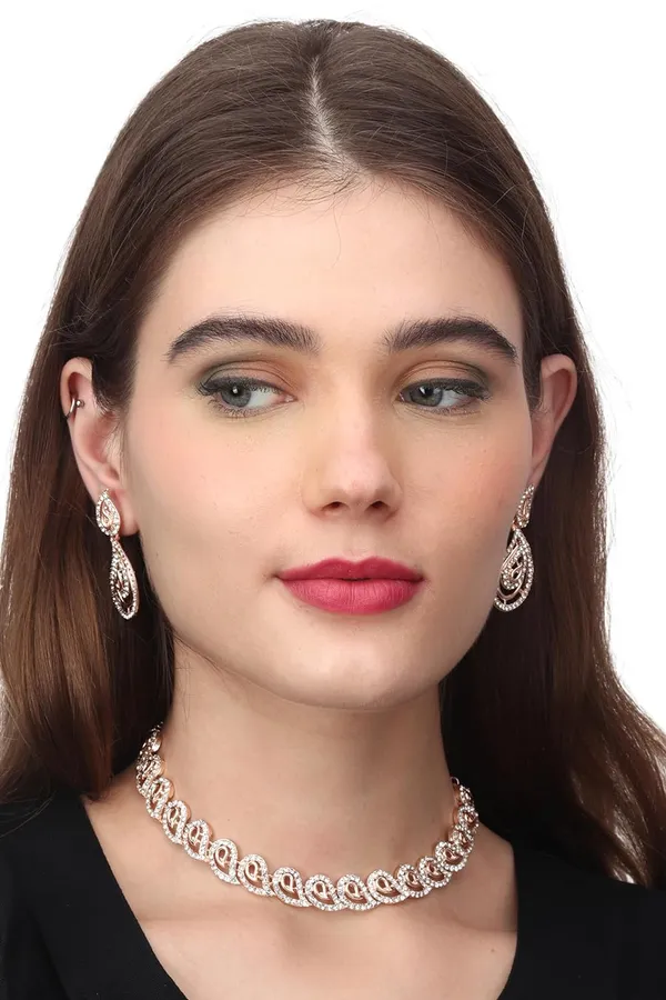 Latest_Design_American_Diamond_AD_Necklace_Jewellery_Set_with_Earrings_for_Women_Suited_for_Wedding,_Party,_Engagement