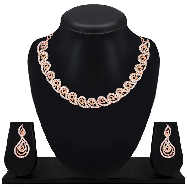 Latest_Design_American_Diamond_AD_Necklace_Jewellery_Set_with_Earrings_for_Women_Suited_for_Wedding,_Party,_Engagement