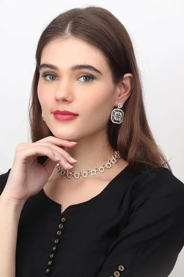 Elegant_Design_American_Diamond_AD_Necklace_Jewellery_Set_with_Earrings_for_Women_Suited_for_Wedding,_Party,_Engagement