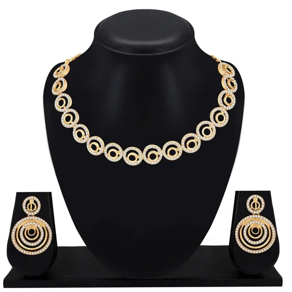 Latest_Design_American_Diamond_AD_Necklace_with_Earrings_-_Jewellery_Set_for_Women_Suited_for_Wedding,_Party,_Engagement