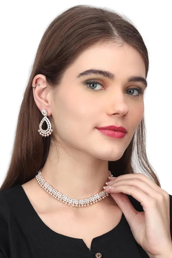 Designer_American_Diamond_AD_Necklace_with_Earrings_-_Jewellery_Set_for_Women_Suited_for_Wedding,_Party,_Engagement