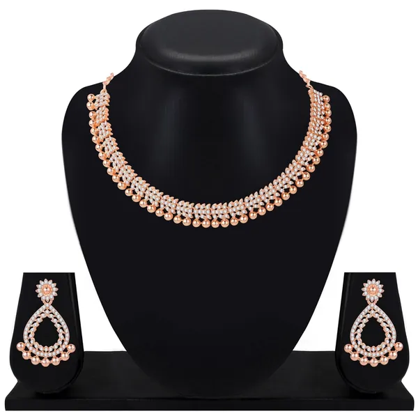 Designer_American_Diamond_AD_Necklace_with_Earrings_-_Jewellery_Set_for_Women_Suited_for_Wedding,_Party,_Engagement