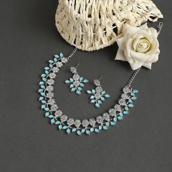 Silver_Plated_Crystal_AD_Diamond_Necklace_Jewellery_Set_with_Earrings_for_Women_and_Girls_Suits_Best_Party,_Wedding_and_Any_Occasions