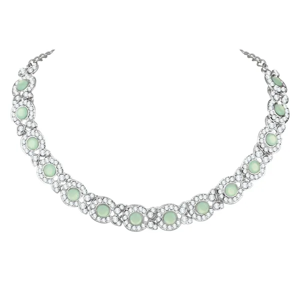 Silver_Plated_Necklace_Jewellery_Set_with_Earrings_&_Manng_Tikka_for_Women_&_Girls_for_Party_&_Wedding_Collection