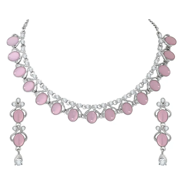 Silver_Plated_Pastel_Pink_Crystal_Necklace_Jewellery_Set_with_Earrings_for_Women_&_Girls_for_Party_&_Wedding_Collection_(RMP5706)