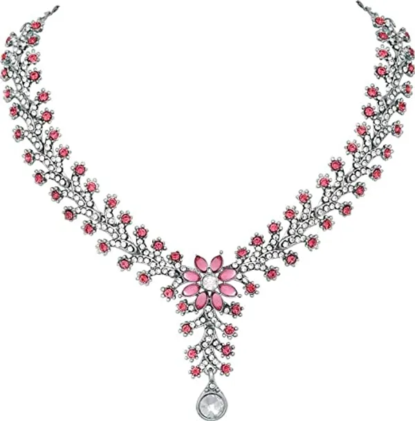 Diamond_Necklace_Jewellery_Set_for_Women_with_Earrings_and_Maang_Tikka_for_Wedding,_Party,_Engagements_&_Festivals