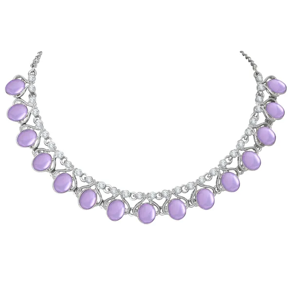 Silver_Plated_Monlisa_Stone_Necklace_Jewellery_Set_with_Earrings
