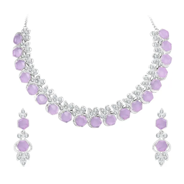 AD_Crystal_Women's_Necklace_Set_|_Jewellery_Set_With_Earrings