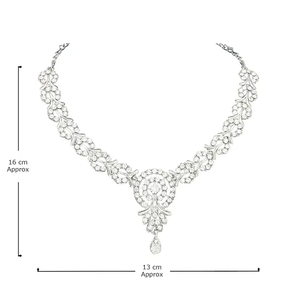 Admirable_Silver_Plated_Alloy_Necklace_Set_with_Earrings_for_Women/Girls_Ideal_for_Party,_Wedding,_Festive