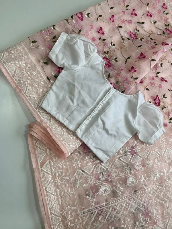 Baby_Pink_Embroidered_Organza_Silk_Saree_With_Blouse_Piece