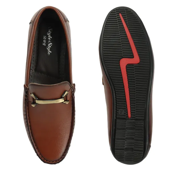 Tan_Synthetic_Leather_Loafers_for_Men