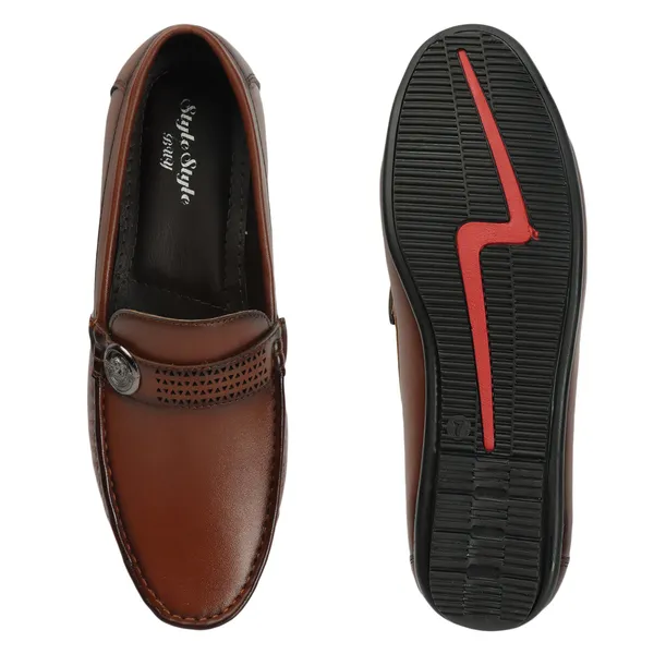 Tan_Synthetic_Leather_Loafers_for_Men