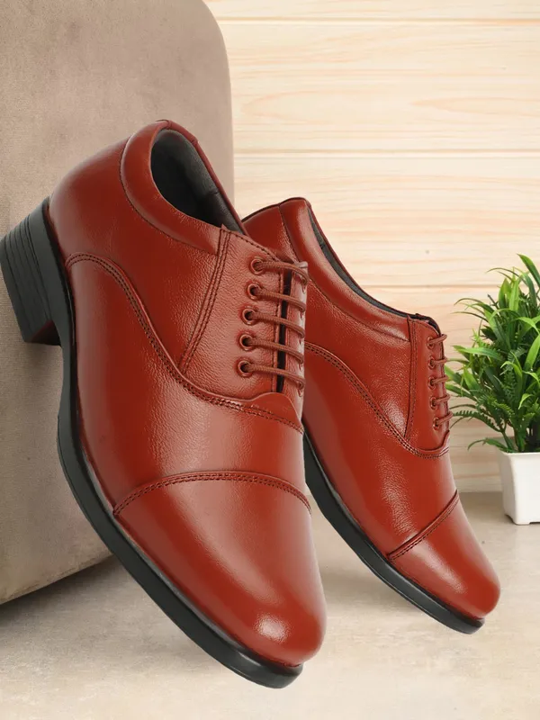 Tan_Oxford_Genuine_Leather_Shoes_for_Men