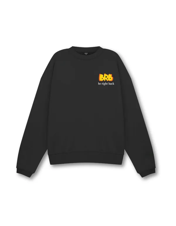 Black_Unisex_BRB-_Be_Right_Back_black_Full_Sleeve