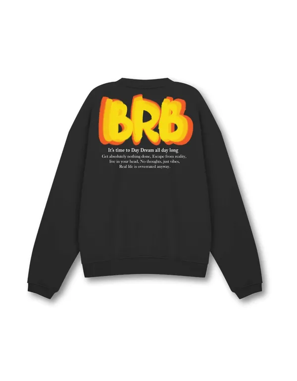 Black_Unisex_BRB-_Be_Right_Back_black_Full_Sleeve