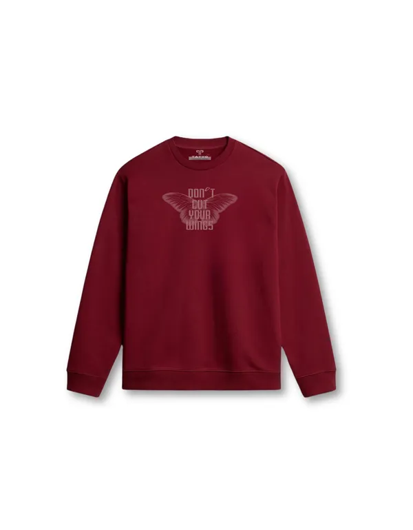 Maroon_Don't_cut_your_wings_Unisex