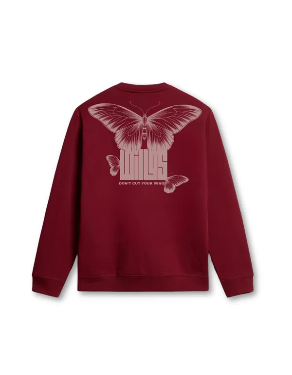 Maroon_Don't_cut_your_wings_Unisex