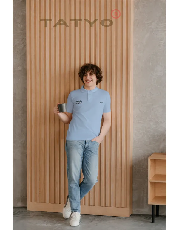 Skyblue_Unisex_Skyblue_Signature_Half_Sleeve_Polo