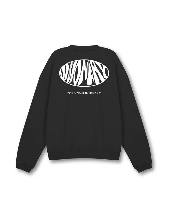 Black_Unisex_Visionary_is_the_key_Full_Sleeve