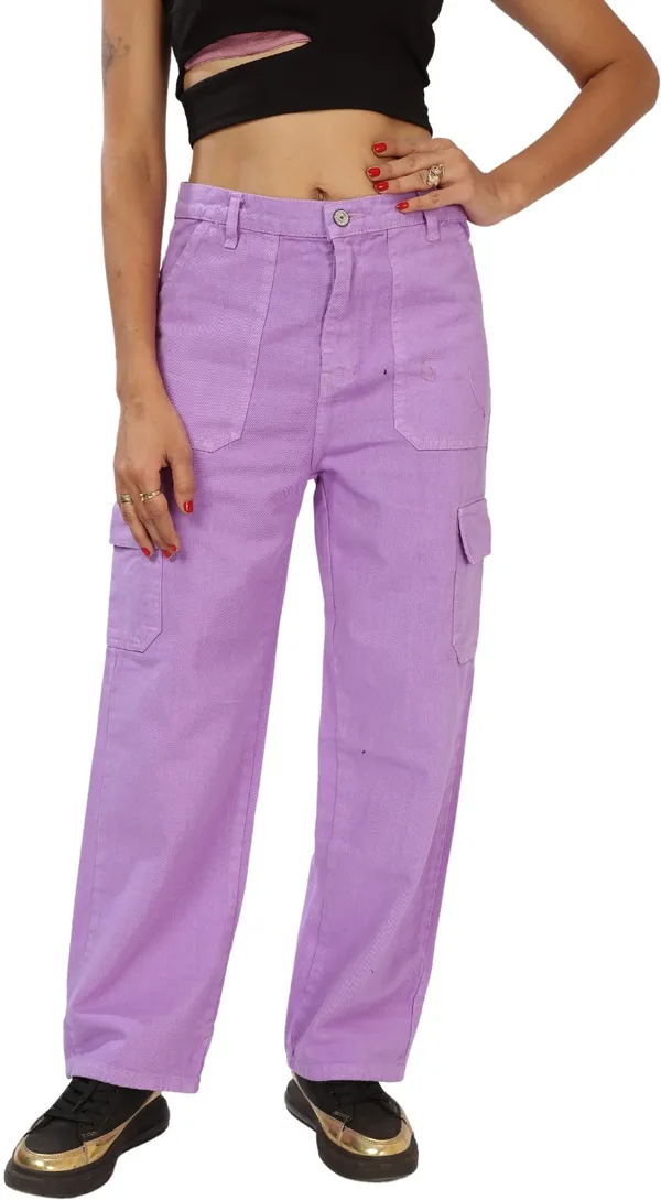 DDMCLOTHING Women Fashioninsta FacebookTrends Purple Colour Denim Cargo Jeans  Price in India - Buy DDMCLOTHING Women Fashioninsta FacebookTrends Purple  Colour Denim Cargo Jeans online at undefined