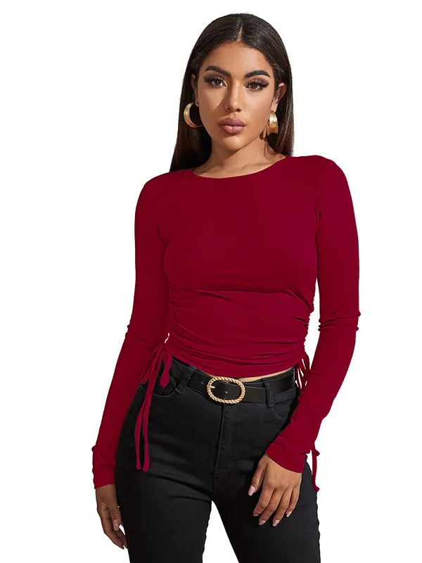 Red_Stylish_&_Elegent_Tops_for_women
