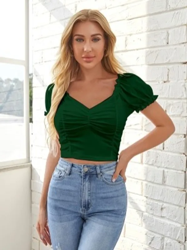 Green_Stylish_&_Elegent_Tops_for_women
