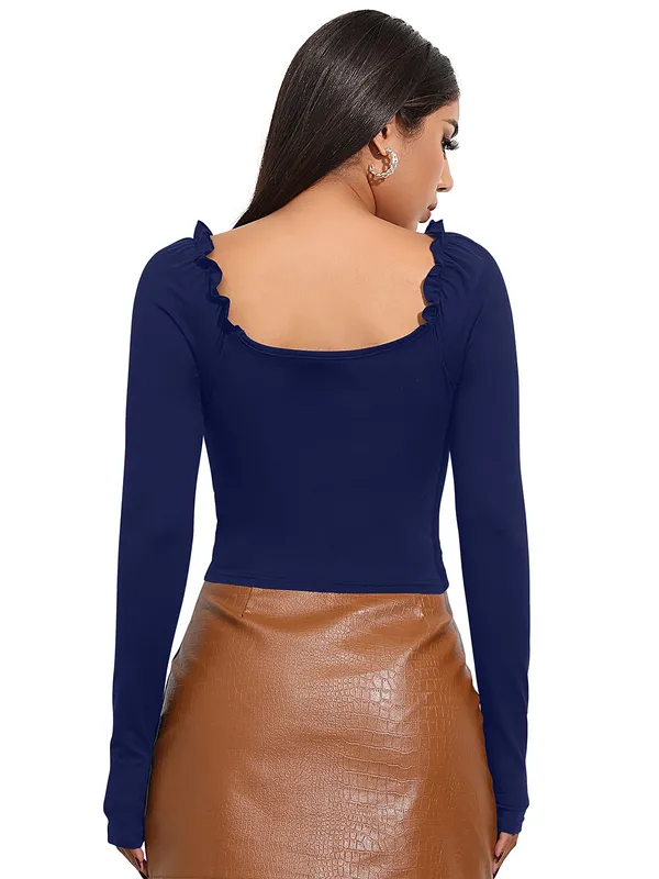Blue_Stylish_&_Elegent_Tops_for_women