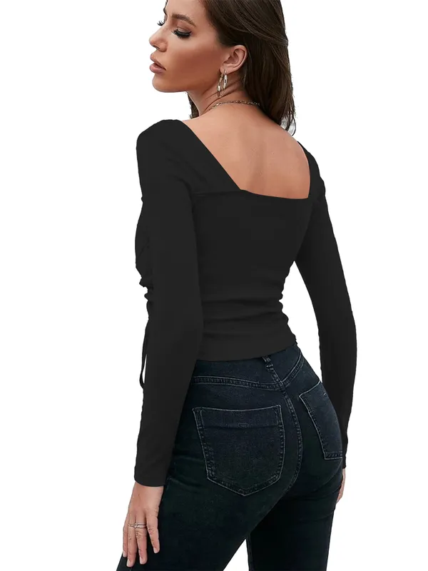 Black_Stylish_&_Elegent_Tops_for_women