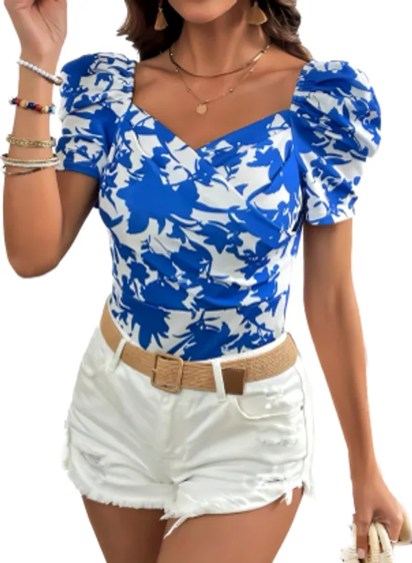 White&_Blue_Stylish_&_Elegent_Tops_for_women