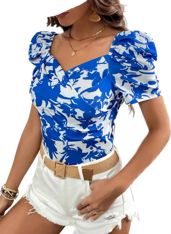 White&_Blue_Stylish_&_Elegent_Tops_for_women