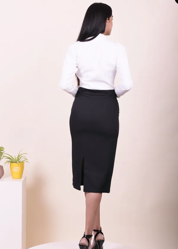 Black_&_White_Classic_Contrast_Midi_Dress